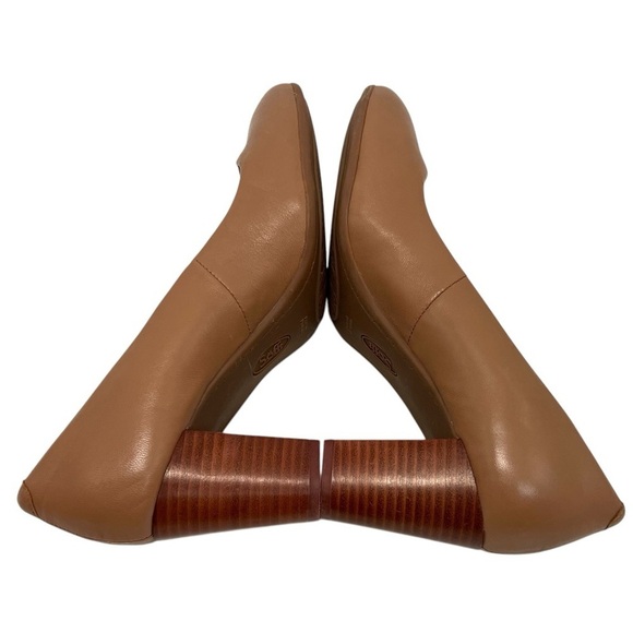 Sofft Parisa Tan Light Brown Leather Block Heel Casual Comfort Pumps Women’s 11 - Picture 10 of 16